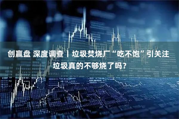 创赢盘 深度调查丨垃圾焚烧厂“吃不饱”引关注 垃圾真的不够烧了吗？