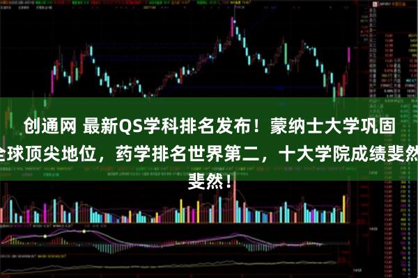 创通网 最新QS学科排名发布！蒙纳士大学巩固全球顶尖地位，药学排名世界第二，十大学院成绩斐然！